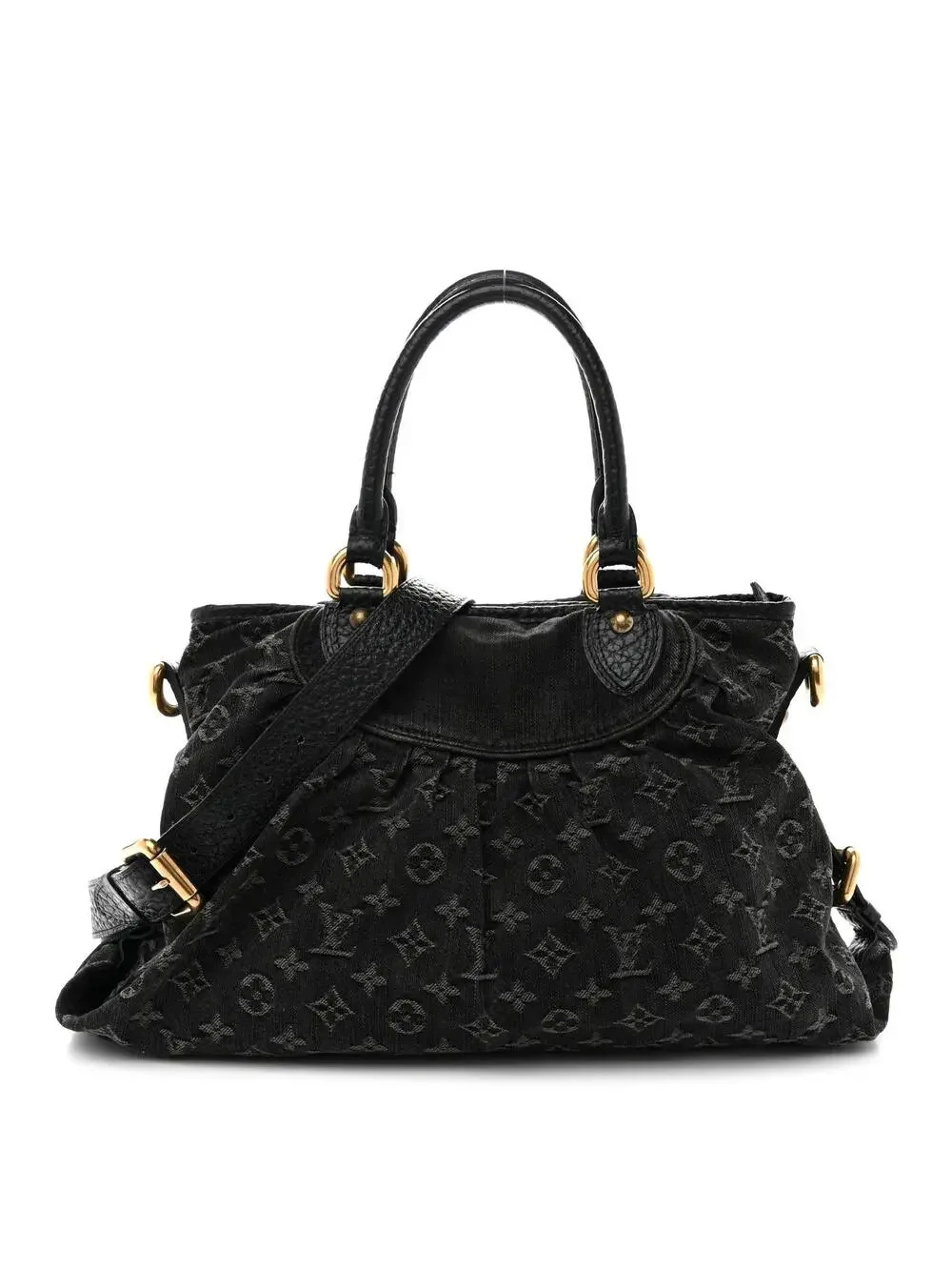 Louis Vuitton Denim Neo Cabby Mm Black #261761L16B